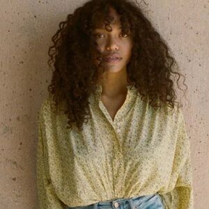 Doen O’Keefe Top in Moonflower Yellow